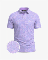 Lavender Paisley Polo