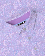 Lavender Paisley Polo