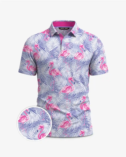 Lavender_Tropic_Flamingo_Polo