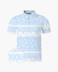 Light Blue Luau Tropic Polo