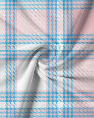 Lightweight Plaid Quarter Zip
