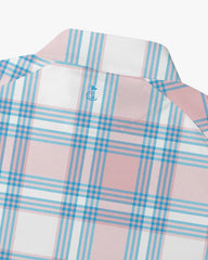 Lightweight Plaid Quarter Zip