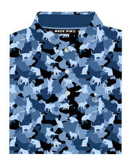 Midnight Cat Camo Polo