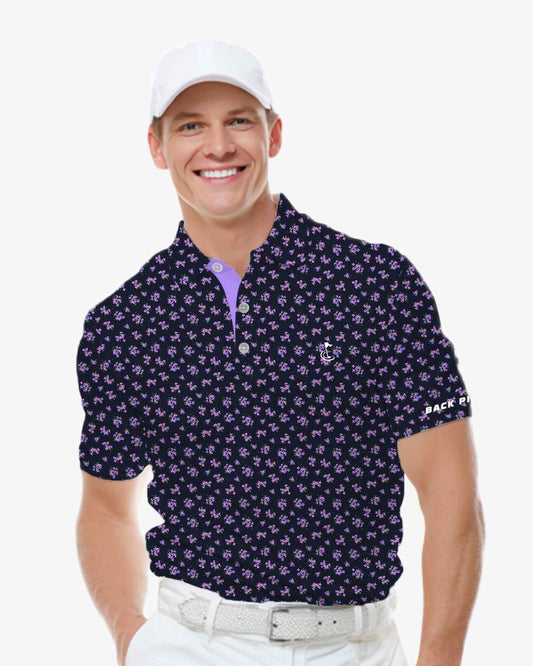 Midnight Ditsy Polo
