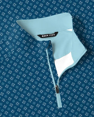 Minimalist Geometric Quarter Zip