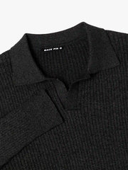 Minimalist Ribbed Knit Sweater