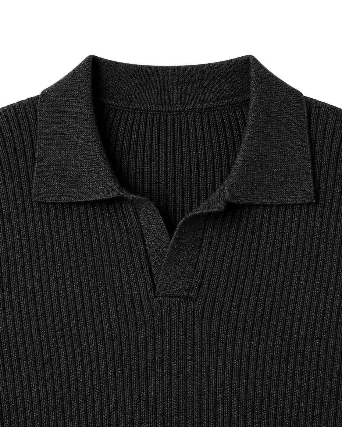 Minimalist Ribbed Knit Sweater