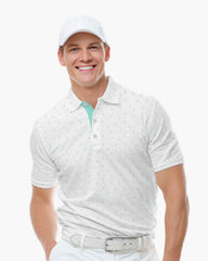 Mint Ditsy Polo