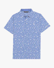 Navy Scroll Bloom Polo