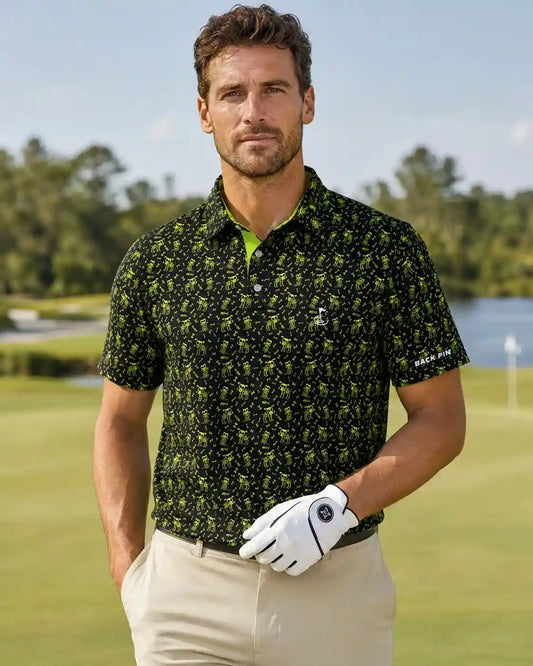 Neon Skeleton Pets Polo