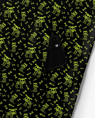 Neon Skeleton Pets Quarter Zip