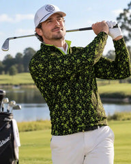 Neon Skeleton Pets Quarter Zip