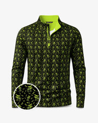 Neon Skeleton Pets Quarter Zip