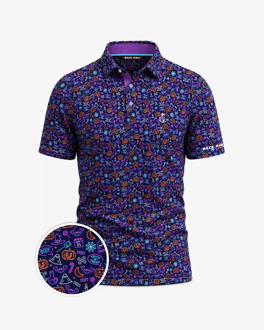 Neon Spooky Polo