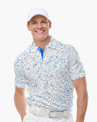 Neutral Tide Speckle Polo