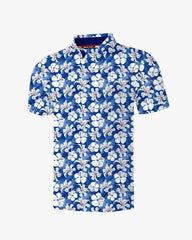 Ocean Bloom Hawaiian Polo