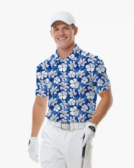 Ocean Bloom Hawaiian Polo