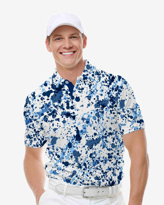 Ocean Ink Burst Polo