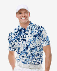 Ocean Ink Burst Polo