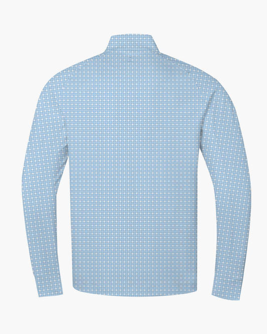 Ocean Sky Plaid Quarter Zip
