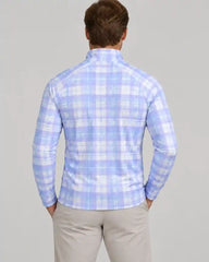 Old Money Plaid Quarter Zip