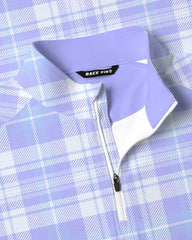 Old Money Plaid Quarter Zip