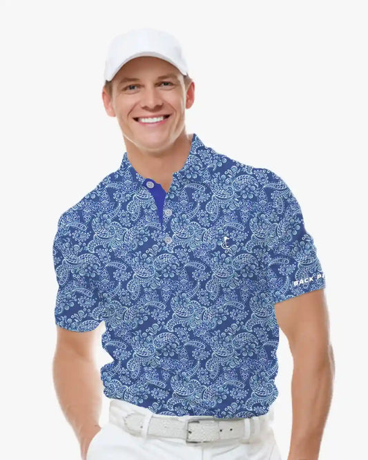 Paisley Print Shirt - Blue
