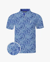 Paisley Print Shirt - Blue