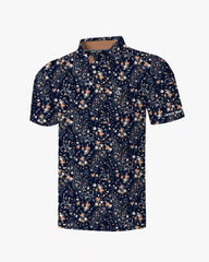 Paisley Print Shirt - Navy
