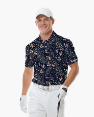 Paisley Print Shirt - Navy