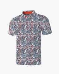 Paisley Print Shirt - Orange