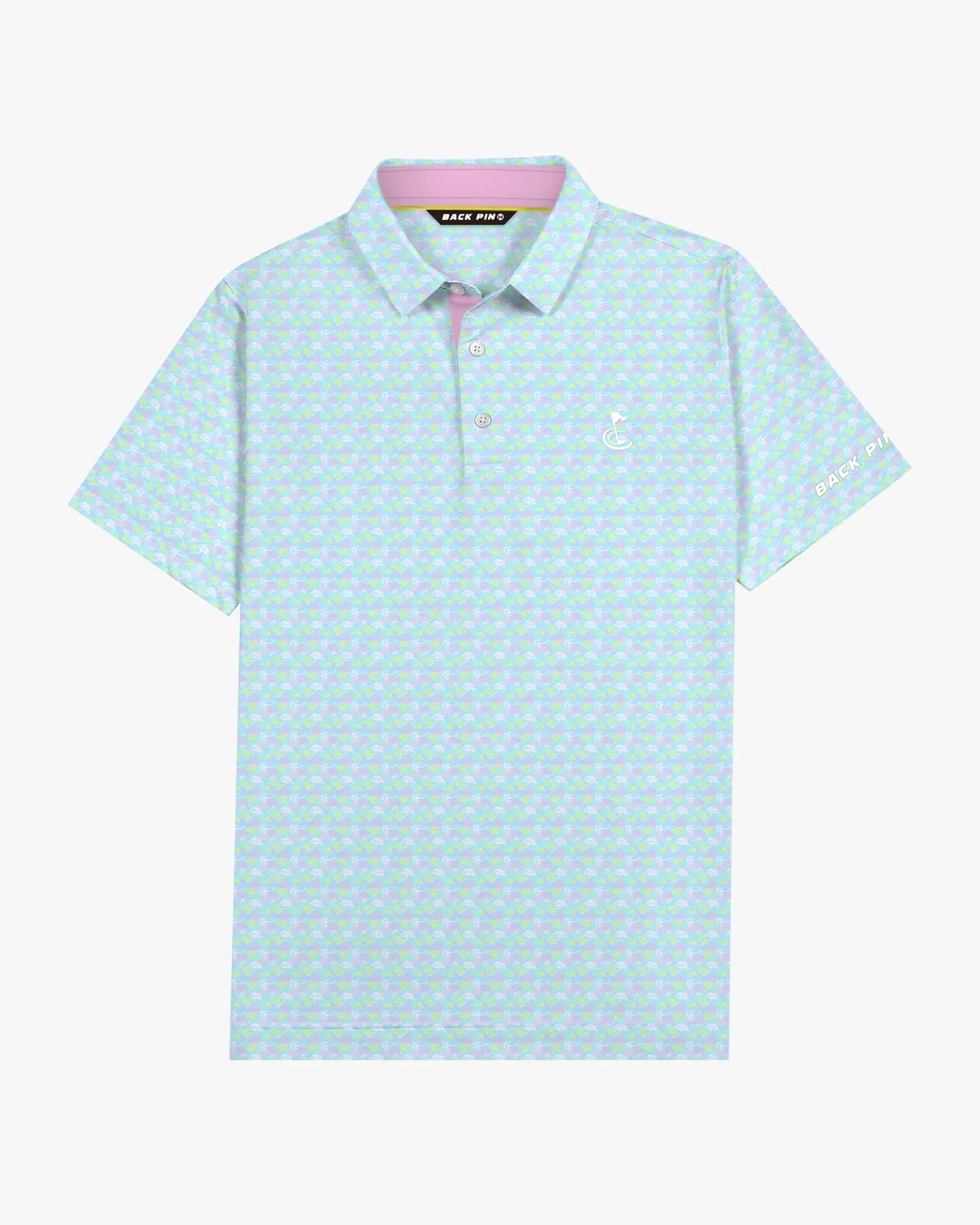 Par Fore Palm Tree Printed Polo