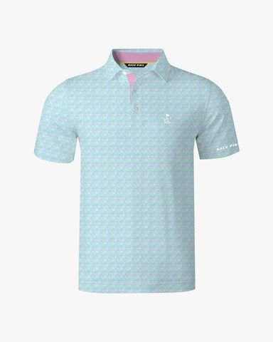Par Fore Palm Tree Printed Polo