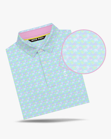 Par Fore Palm Tree Printed Polo