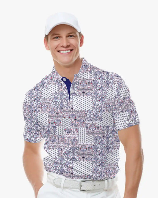 Party Paisley Polo-Backpingolfco