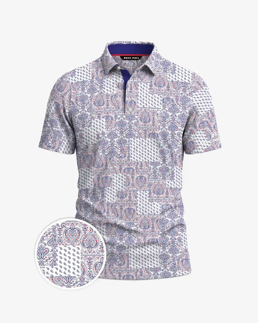 Party Paisley Polo-Backpingolfco