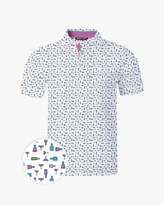 Party Transfusion 2.0 Golf Polo Shirt - Back Pin Golf