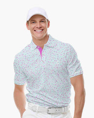 Pastel Bubble Dot Polo