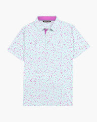 Pastel Bubble Dot Polo