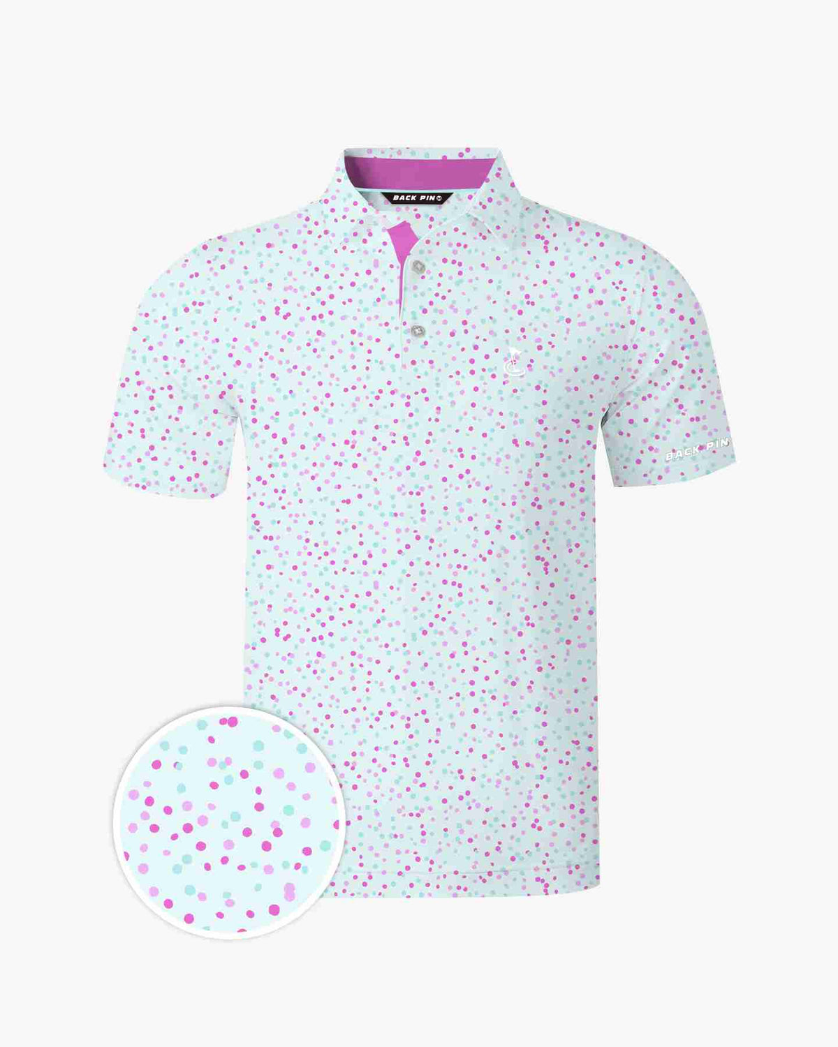 Pastel Bubble Dot Polo