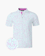 Pastel Bubble Dot Polo