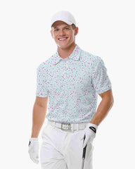 Pastel Bubble Dot Polo