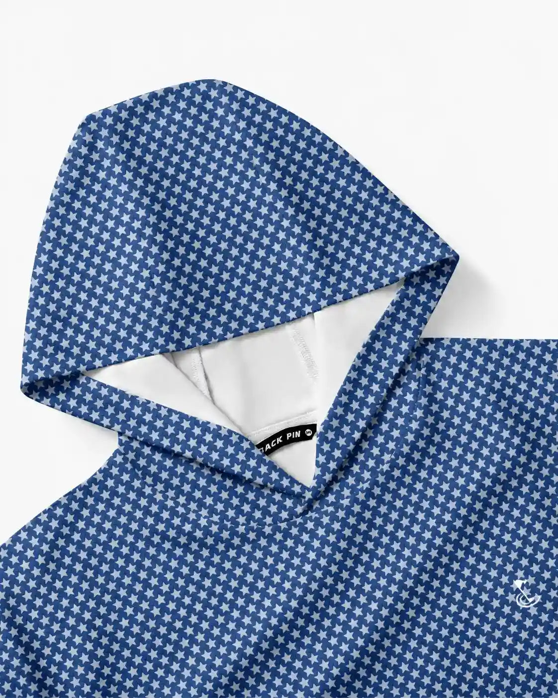 Patriotic Stars Navy Blue Hoodie
