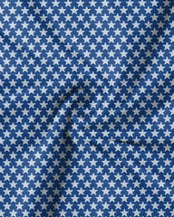 Patriotic Stars Navy Blue Quarter Zip