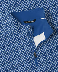 Patriotic Stars Navy Blue Quarter Zip
