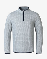 Plaid Quarter-Zip Sweatshirt
