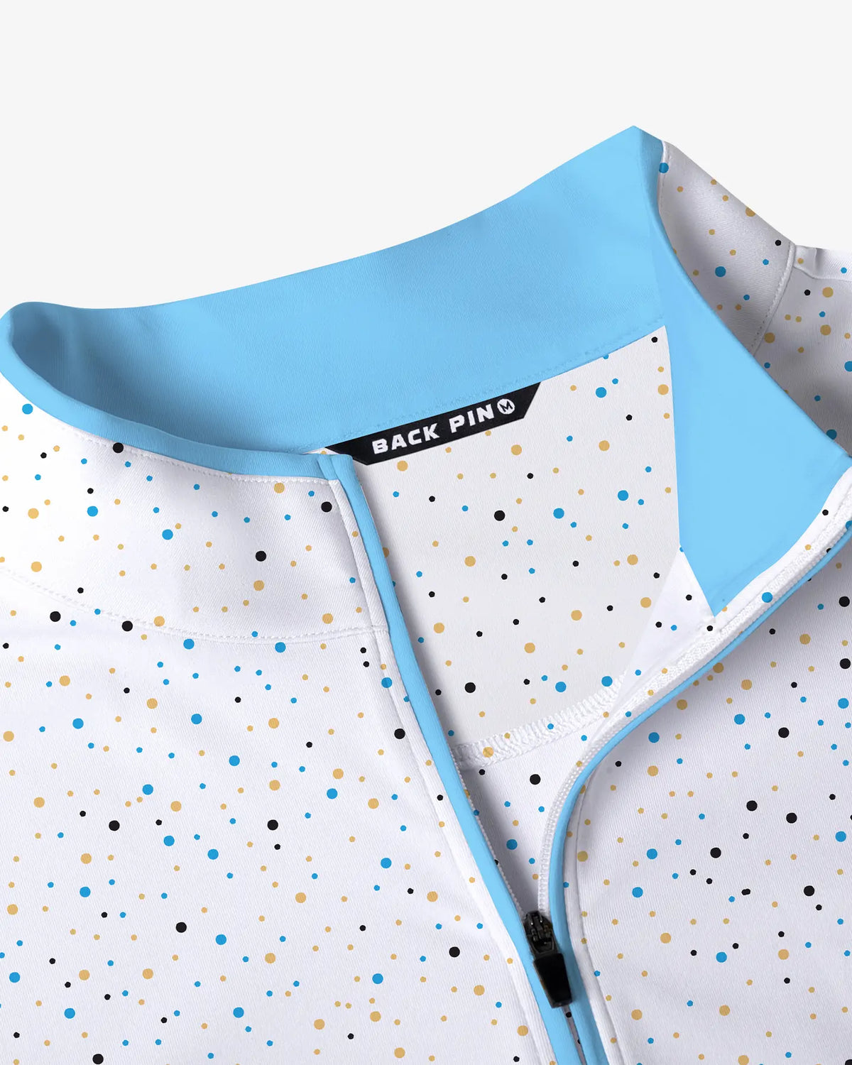 Polka Dot Men's Quarter Zip - Back Pin Golf