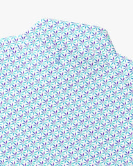 Preppy Geometric Quarter Zip
