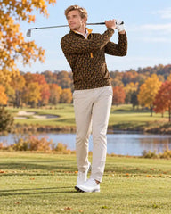 Pumpkin Outline Quarter Zip