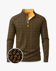 Pumpkin Outline Quarter Zip